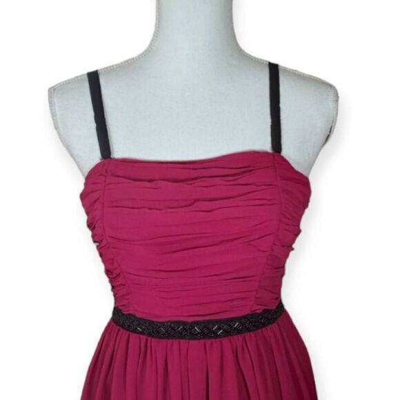 FOREVER 21 FUCHSIA & BLACK DRESS SZ.S EUC. - Picture 2 of 7